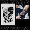 Chammi Inc. Matte Long-Lasting Self Henna Tattoo Sticker TTS