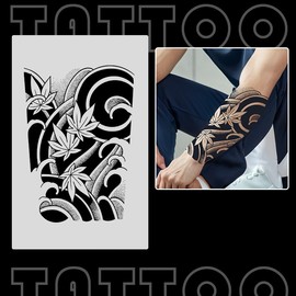 Chammi Inc. Matte Long-Lasting Self Henna Tattoo Sticker TTS