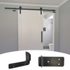 90 Degree Right Angle Door Stopper, Heavy Duty Sliding Barn
