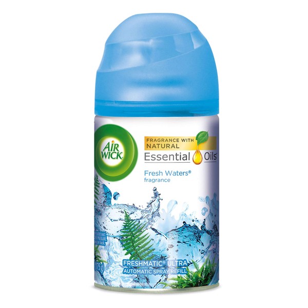 Air Wick Freshmatic Automatic Spray Air Freshener, Fresh Waters Scent, 1 Refill, 6.17 Ounce