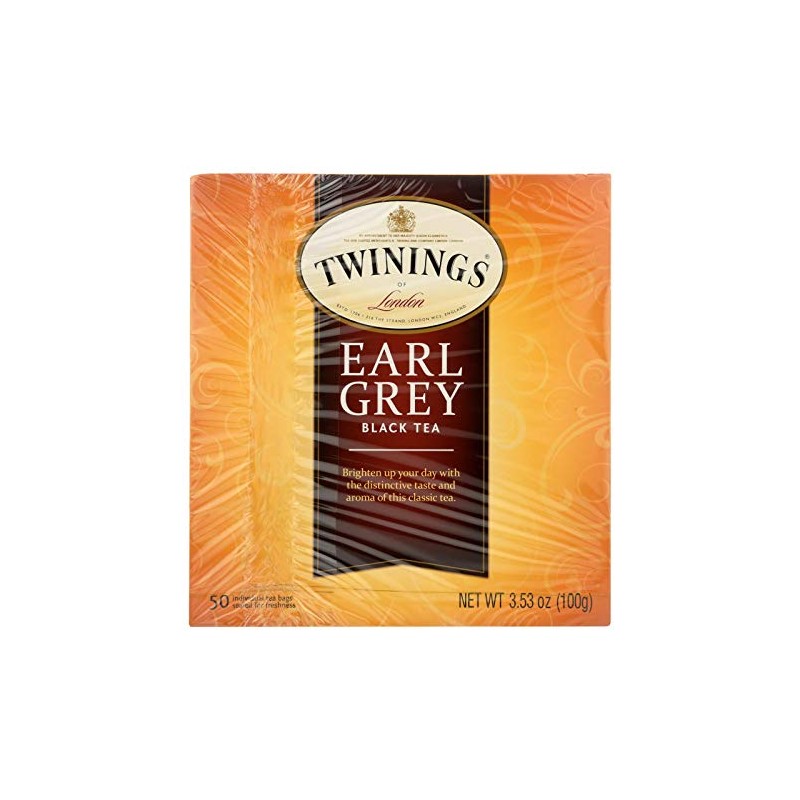 Twinings Tea Earl Grey Tea, 50 ct