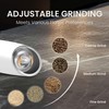 BELRIGO Rechargeable Salt And Pepper Grinder Set with LED Light,