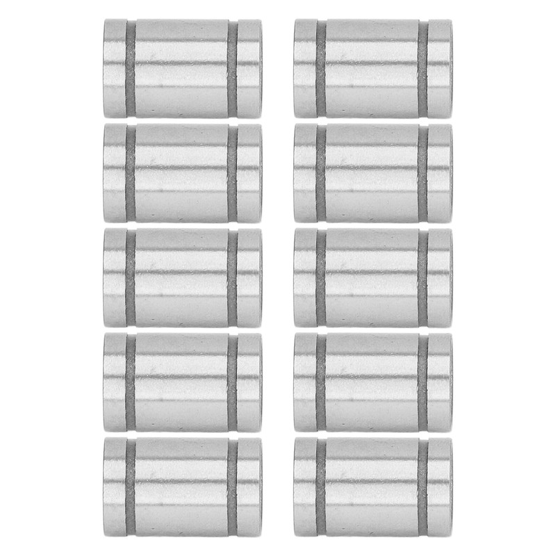 10Pcs Linear Motion Bearing Alloy Steel 6mm ID 12mm OD