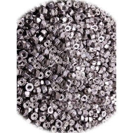 (Qty 750pcs) 8-32 Nylon Insert Lock/Stop/Nuts/Nylocks 18-8 Stainless Steel #8 Hardware Fastener Kit Set RV7783S