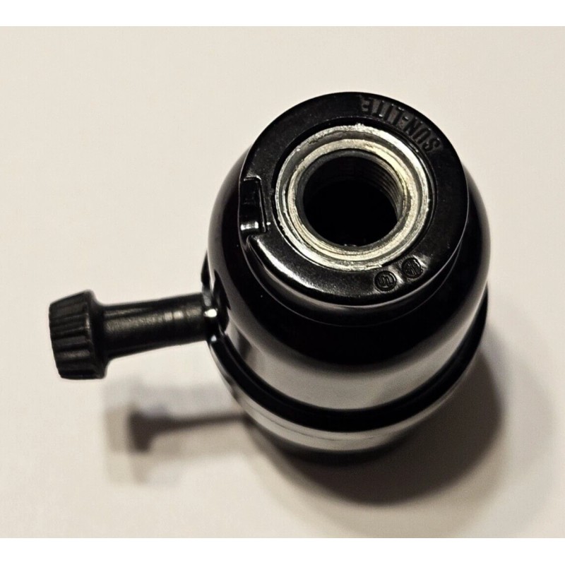 Lamp 3-WAY TURN KNOB PHENOLIC LAMP SOCKET WITH LARGE 1/2"