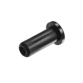 Kozelo 4 Pcs Nylon Flange Bushings [6mm Bore x 10mm OD x 28.5mm Length] Nylon Plastic Bushings for Shaft White