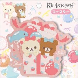 San-x Rilakkuma "Nikoniko Happy for You" Coaster KA16702