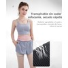 Cangurera Riñonera Deportiva para Correr Hombre Mujer, Negro