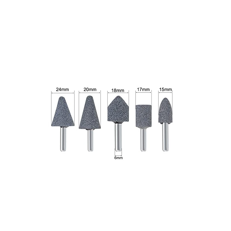 sourcing map Abrasive Stone Points Set Grinding Wheel Polishing Head