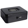 Cash Box with Money Tray, Parrency Large Money Box with