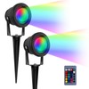 Kefflum 10 W RGB LED Garden Light Spotlight, 230 V