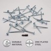 (Pack of 150) Zinc Plated Steel 4.2 x 60mm Screws,