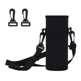 NINVVS 1 Piece of Water Bottle Carrier Cover Bag, with 2 Pieces of Strap Hooks, Thermos Cup Holder, Sports Water Cup Holder, Travel, Mountaineering, Office, Camping, for Thermos Cups.