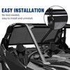 Hoypeyfiy UTV Sunshade Mesh, Nylon Rear Window UV Protection Net
