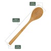 BambooMN Brand - Solid Bamboo Deluxe Dinner Spoon - 30