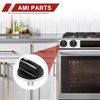AMI PARTS 00650847 Knobs Cooktop Stove Knobs Fit for Bosch