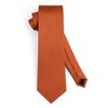 Enlision Solid Men's Wedding Ties and Pocket Square Set Plain