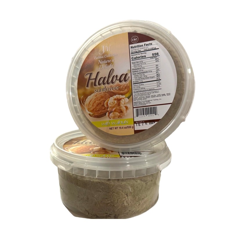 JM Golden Collection Nature's Delight Halva (Sunflower) (Walnut)