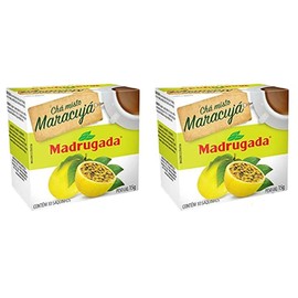Passion Fruit Tea - 0.5 oz (10 tea bags) | Chá de Maracujá Madrugada - 15g (10 sachês) - (PACK OF 02)