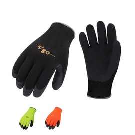 Vgo... 3 Pairs Foam Latex Coated Gardening and Work Gloves (RB6010)