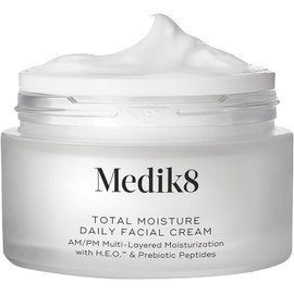 Medik8- Crema facial diaria Total Moisture: humectante facial hidratante con péptidos y ácido hialurónico: rellena