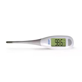 ADC 빠른 읽기 디지털 온도계 유연한 팁 컬러 코드 백라이트가 있는 대형 LCD 디스플레이 ADC Fast Read Digital Thermometer with Flexible Tip Color Coded and Large LCD Display with Backlight