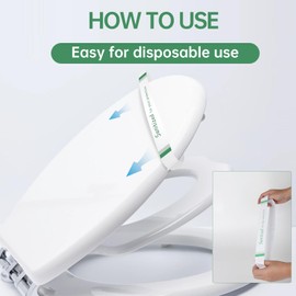 Germiwipe Printed Toilet Seat Band,toilet seat strips,Paper,(Case of 500),16.5 Inch Long x 1.375 Inch Wide