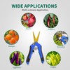 SZHLUX 6.5 Inch Gardening Scissors Hand Pruner Pruning Shears with