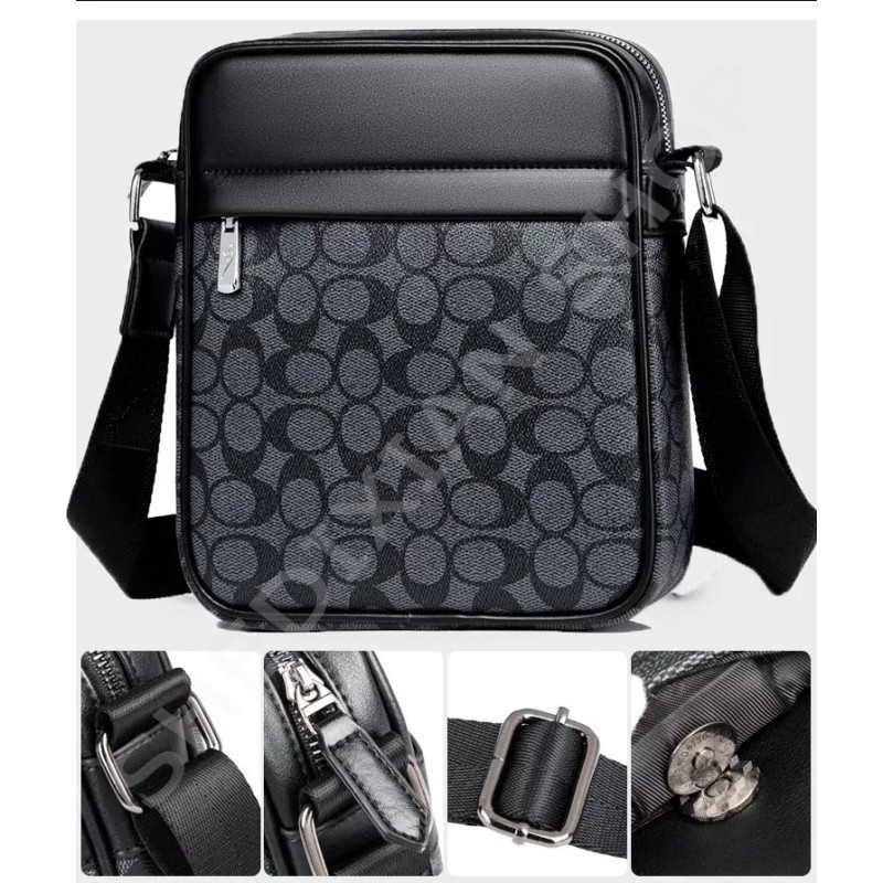 SH Bandolera Hombre Mujer Cuero Crossbody Bolsa Mariconera,2pcs