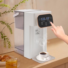 DCEHKR Electric Kettles 3L/101.44oz Instant Hot Water Dispenser for Quick Heating and Outputting with Filter Water Dispenser Suitable for Homes, Offices, Schools, and Restaurants (White)