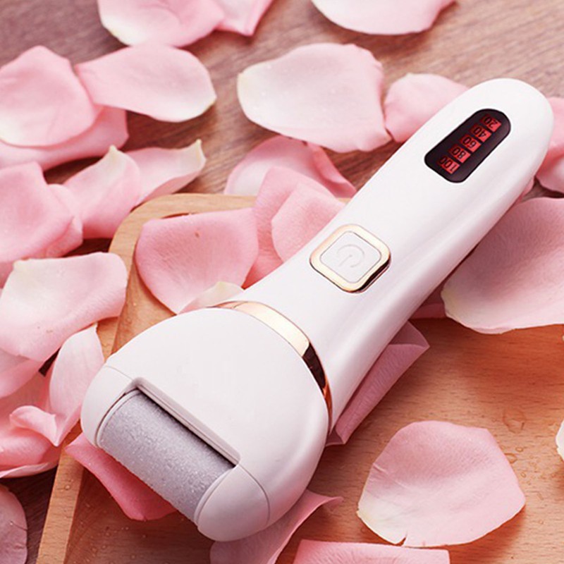 Electric Feet Callus Remover Rechargeable Automatic LED Display 2 Gears