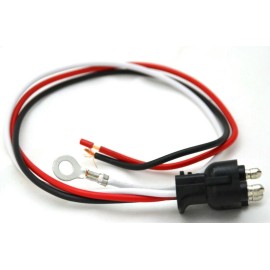 Grand General (GG) Stop Tail Turn 3 Wire Prong Light Pigtail 11" Long Straight Plug GG#80472 Each