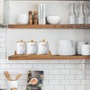 JUXYES Set of 3 Ceramic Canisters Set for Sugar Coffee