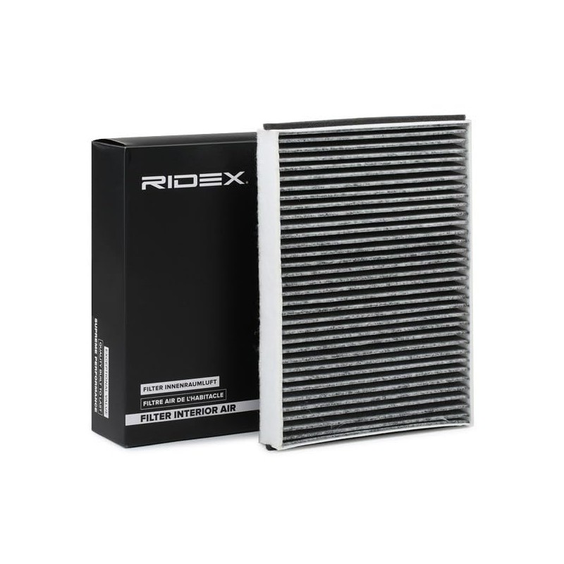 RIDEX Cabin Air Filter Activated Carbon, suspended filter (HEPA) 424I0185