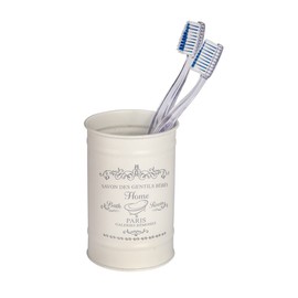 Wenko, portaspazzolino "Home", colore: crema
