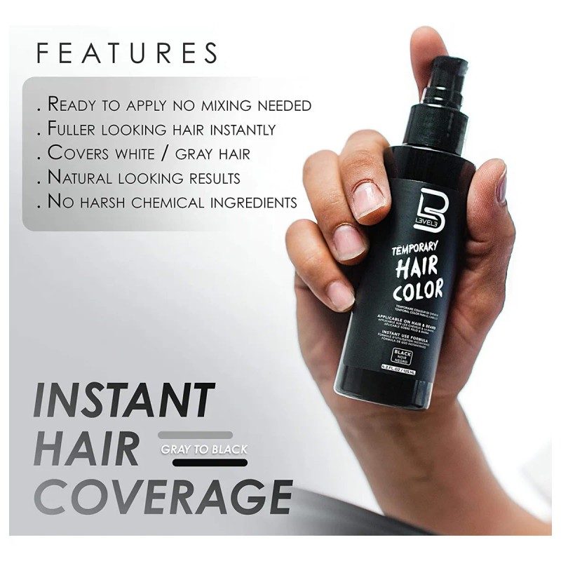 Nivel 3 Color De Barba Temporal - Para Barba De