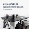 kwmobile Purse Hooks for Table - Set of 2 Zinc