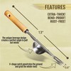 Betus Manual Hand Weeder - Bend-Proof Leverage Base for Super