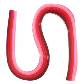 PATIKIL 540 x 3mm Rainbow Quilling Strips Paper,120 Pcs Origami Paper Quilling Strip for Art DIY Hand Craft Christmas, Gradient Red