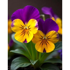 Seeds Viola Tricolor Seed Mix 40+ Seeds to Grow Viola Johnny Jump-up Mix Spring or in mild climates Fall Planting