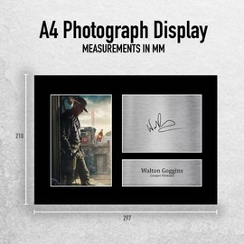 HWC Trading Walton Goggins Fallout Gifts Printed Signed Autograph Picture for TV Show Fans - A4