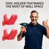 KETTKEL 8 Pack Tool Holder for Milwaukee Drill M12 12V,Wall