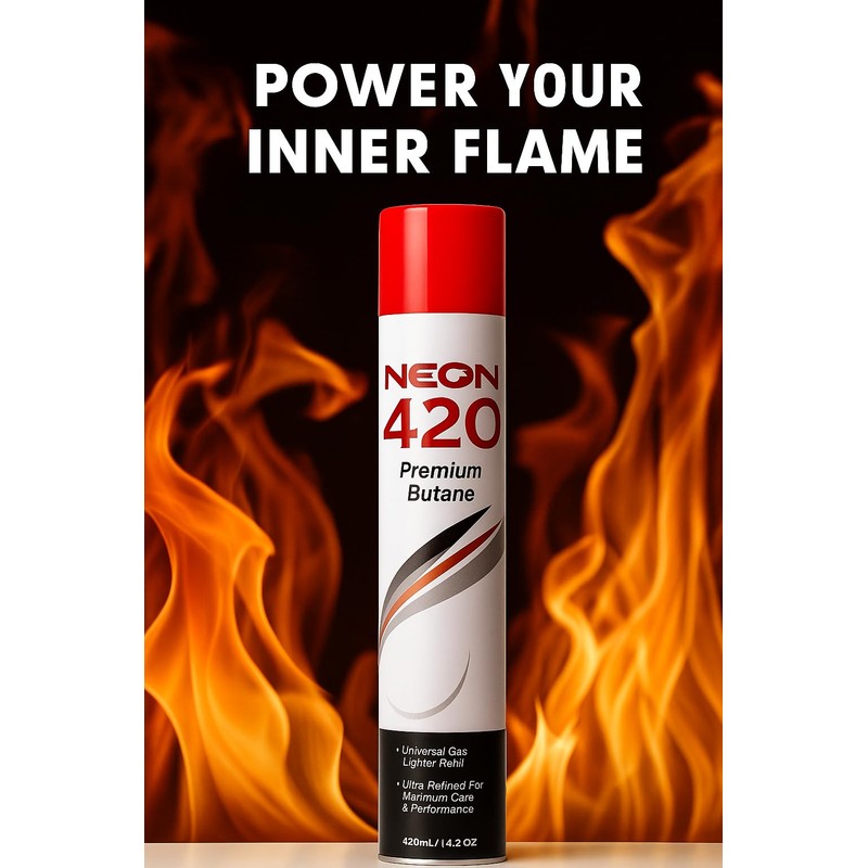 Neon Premium Butane 11X – (420ML Each) – Ultra Refined