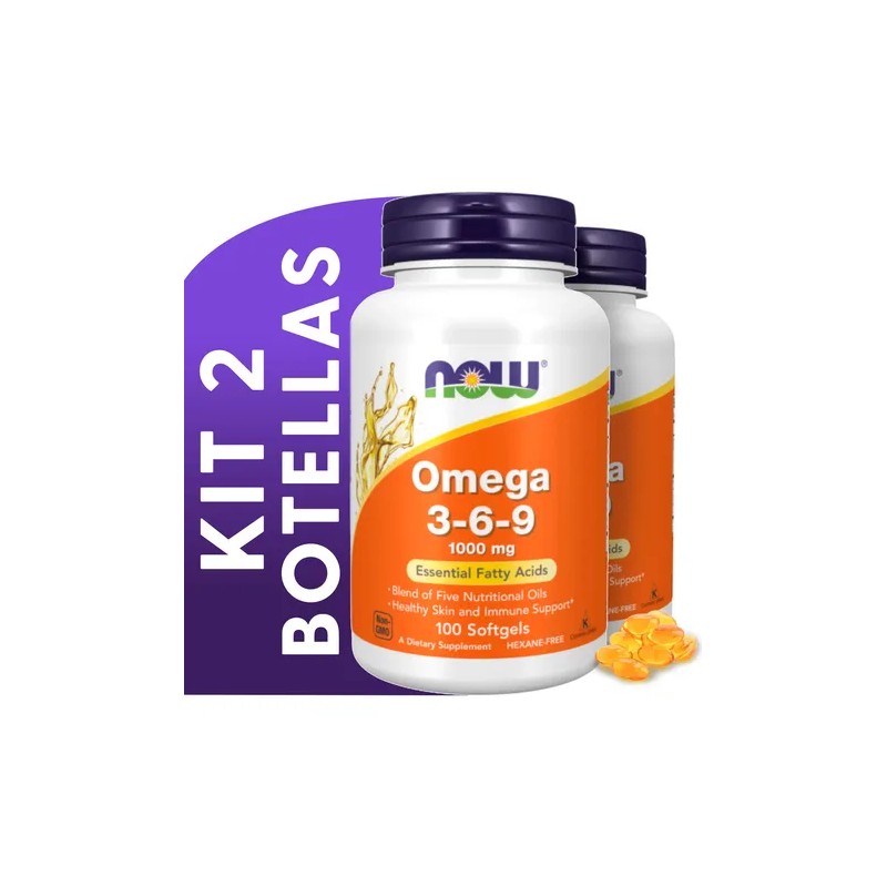 Kit 2 Omega 3, 6 Y 9 1000mg Sin Hexano
