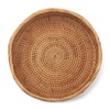 Rattan Bread Baskets Round Woven Fruit Bowls Key Holders Stackable