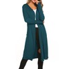 Bluetime Women Casual Long Sleeve Plus Size Cardigan Maxi Cardigan