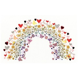 Bothy Threads Beautiful Rainbow Cross Stitch Kit