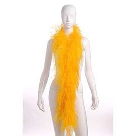 FeatherMart 2 Plies Ostrich Boas Gold