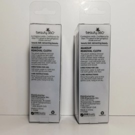 Beauty 360 Lot of 2 Beauty 360 Makeup Removal Microfiber Cloth Black - Free Shipping