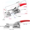 10.2 Inch 2 Pack Heavy Duty Large Toggle Clamp Latch,